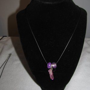 Purple w/ Pink Crystal